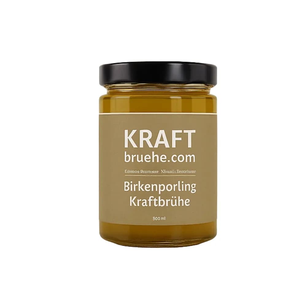 Birkenporling Kraftbrühe, 6x 500ml, zur Unterstützung bei Chemo Krebs Therapien