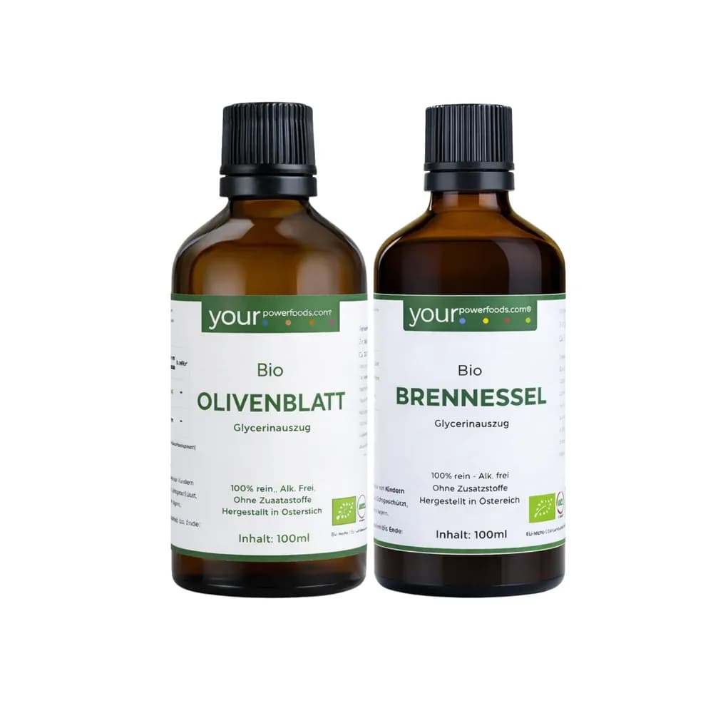Abwehrkraft Bundle – Olivenblatt & Brennnessel, konform