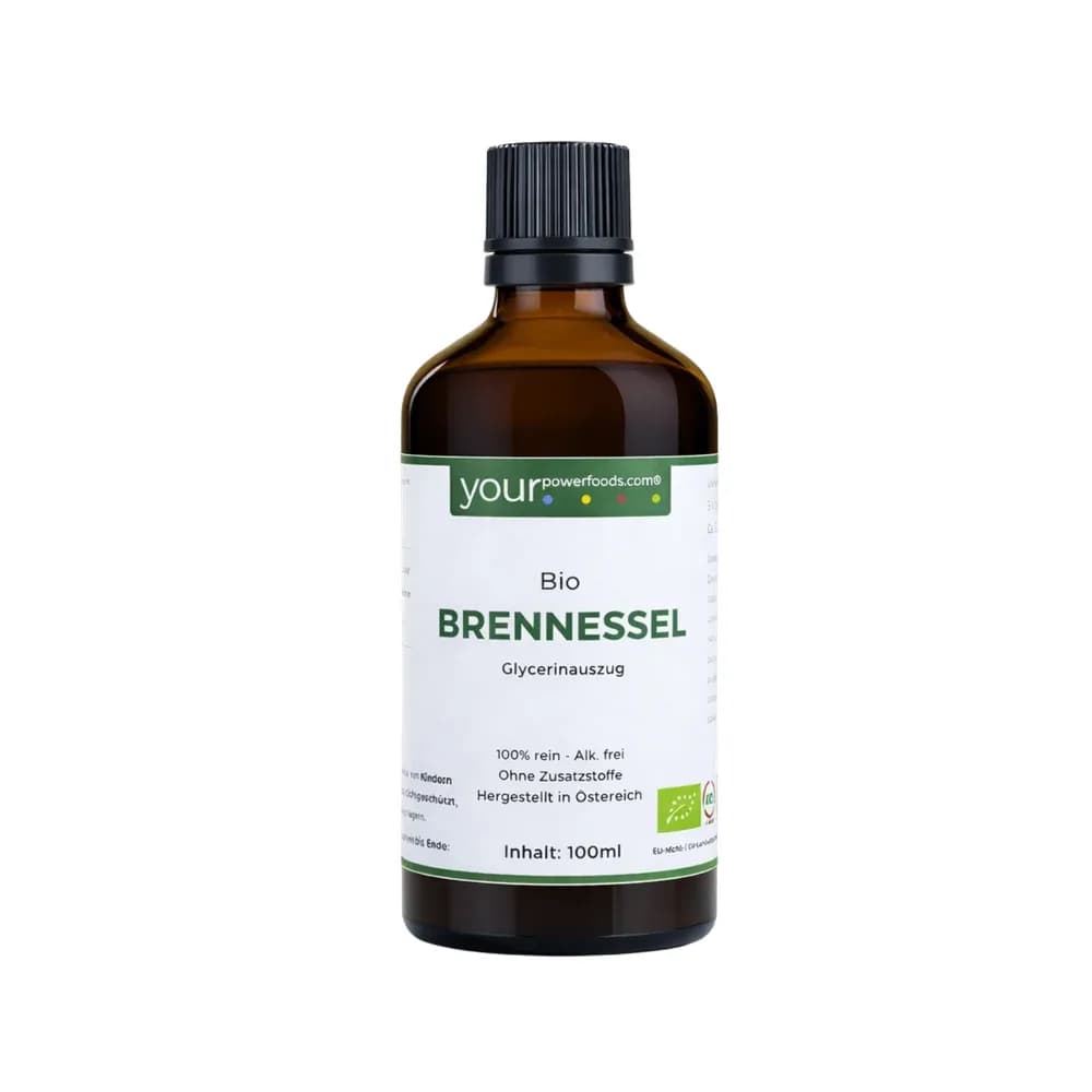 Bio Brennessel Tinktur – alkoholfrei, Nettle Leaf, konform, 100ml