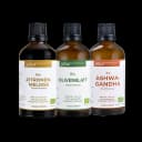 Pflanzliche Auszeit Bundle - Ashwagandha · Zitronenmelisse · Olivenblatt