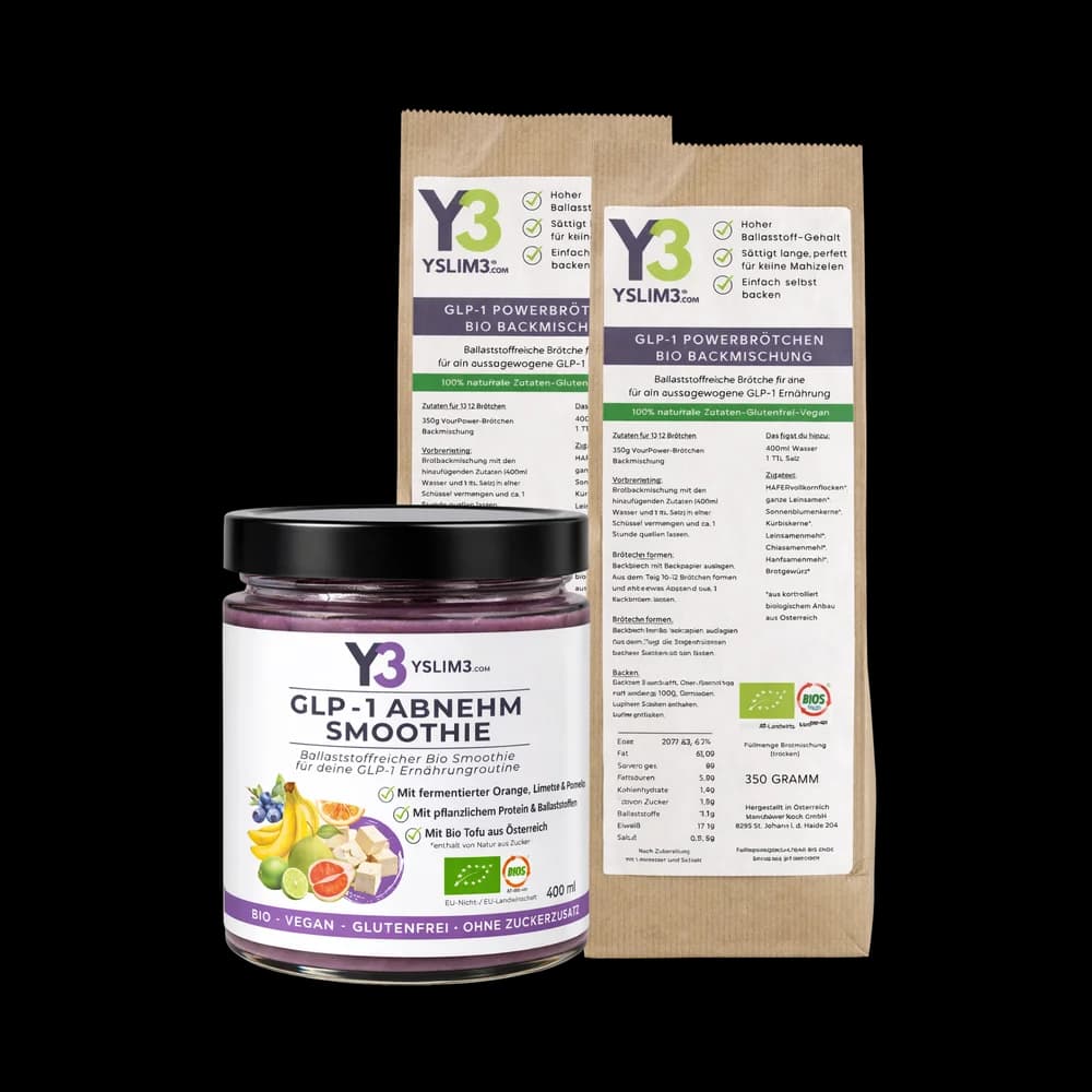 GLP-1 Abnehmen – 14 Tage Challenge Bundle mit Smoothies & Powerbrot