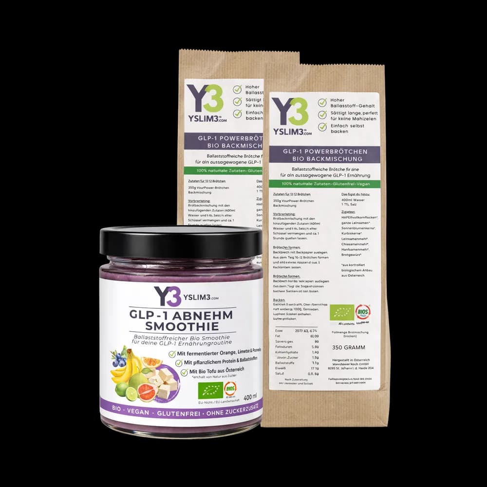 GLP-1 Abnehmen – 14 Tage Challenge Bundle mit Smoothies & Powerbrot