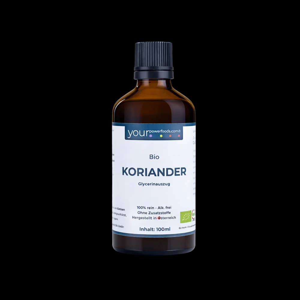 Bio Koriander Tinktur, konform, Alkoholfrei, 100 ml
