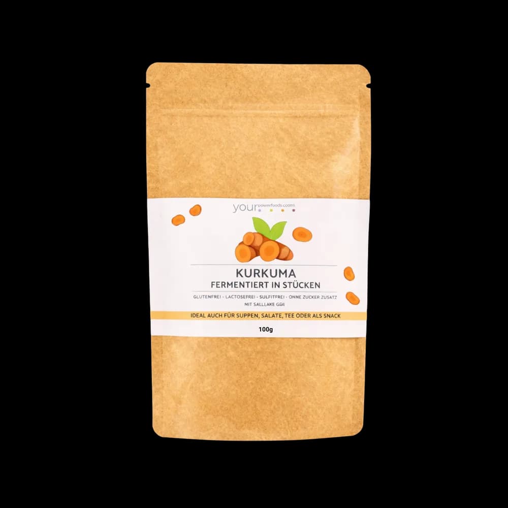 Kurkuma fermentiert, 100g, Premium Qualität