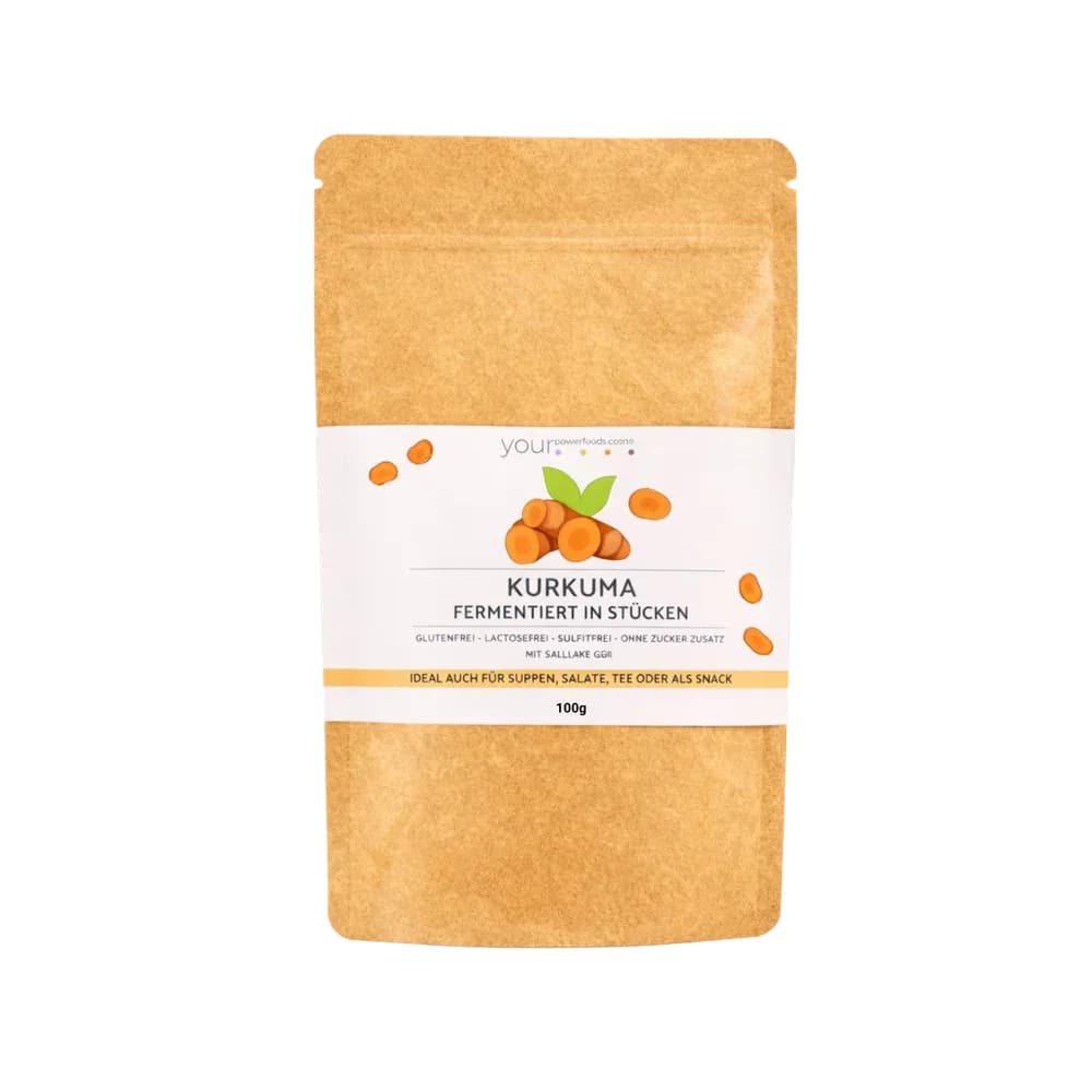 Kurkuma fermentiert, 100g, Premium Qualität