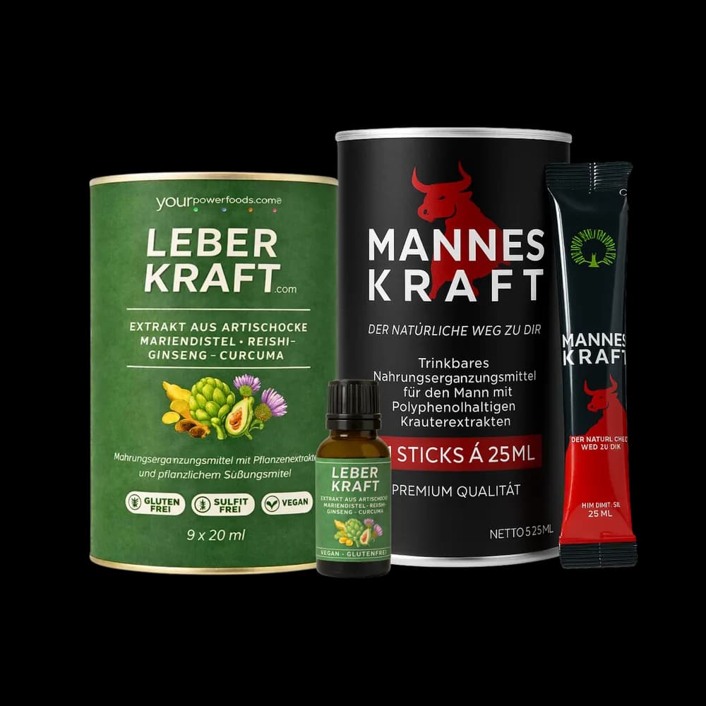 Manneskraft & Leberkraft – Das Power-Duo im Set