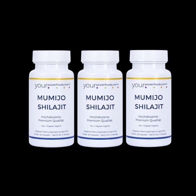 Mumijo Shilajit – 500 mg po kapsuli, povoljni set 2+1 gratis