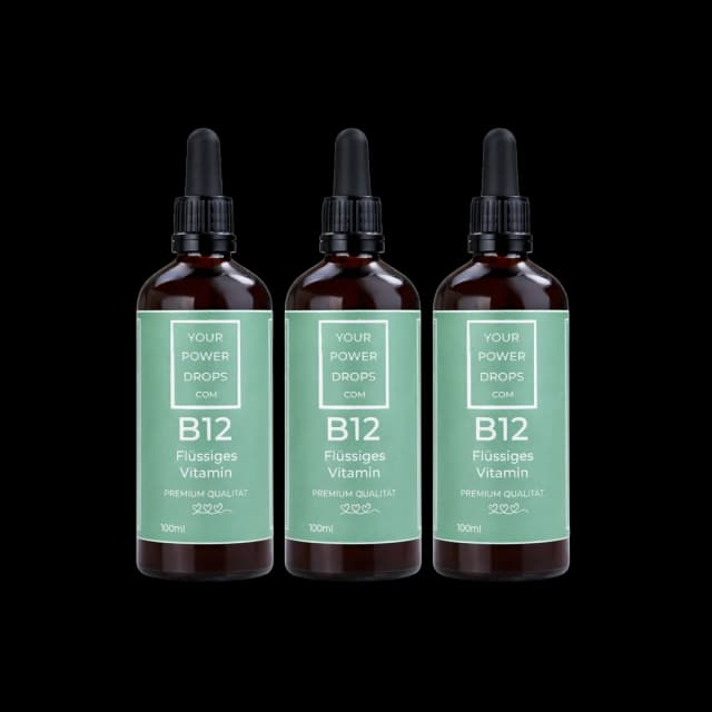 Vitamin B12, hochdosiert, alkoholfrei, 2+1 Gratis
