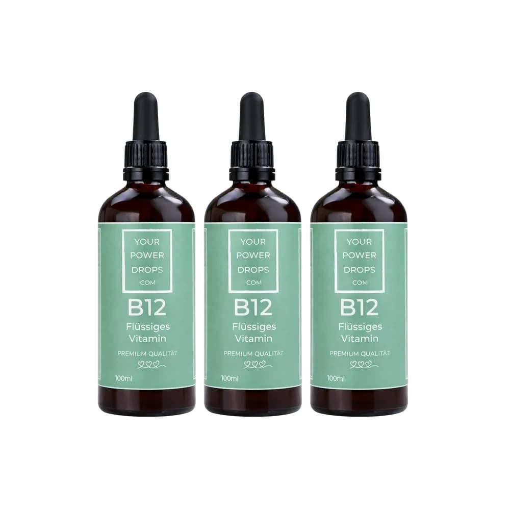 Vitamin B12, konform, hochdosiert, alkoholfrei, 2+1 Gratis