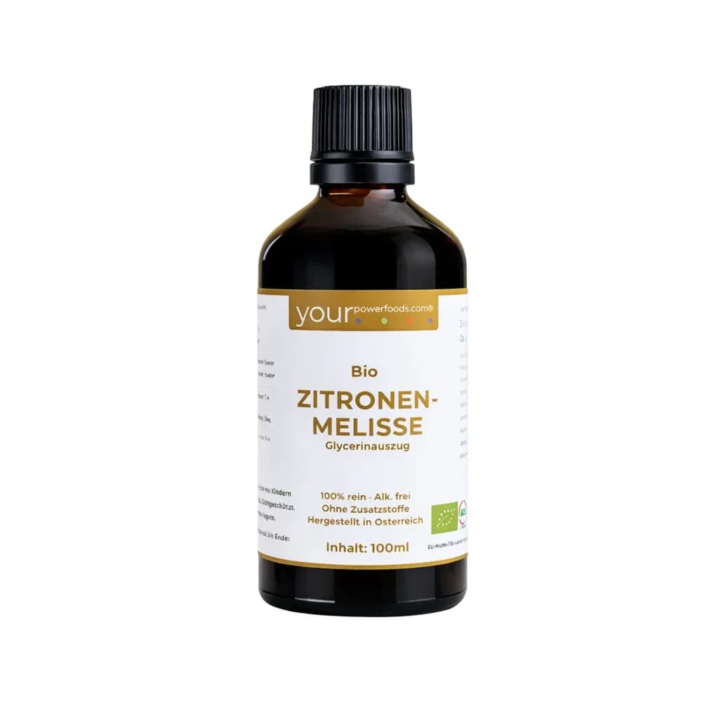 Bio Zitronenmelisse  – alkoholfrei, Lemon Balm, konform, 100ml