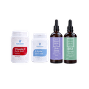 Starterset - Premium Qualität Flüssiges Zink + Vitamin B 12, Vitamin C forte 540, L - Lysin forte 600