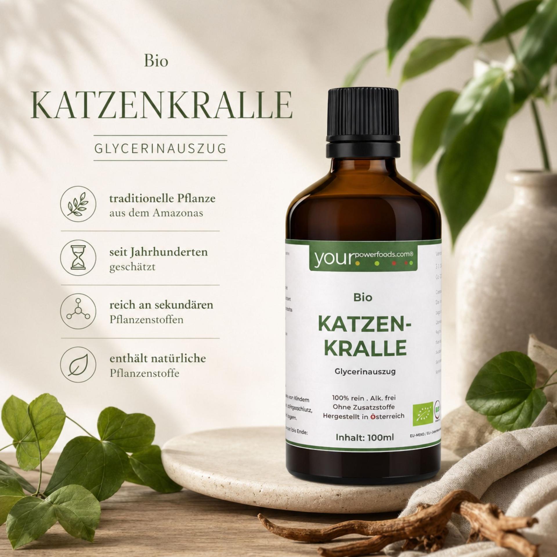 Katzenkralle flüssig, konform, alkoholfrei, Cat's Claw, konform,100ml