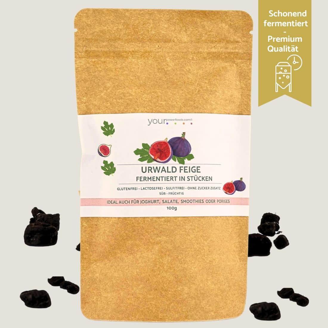Urwaldfeige fermentiert, 100g, Premium Qualität