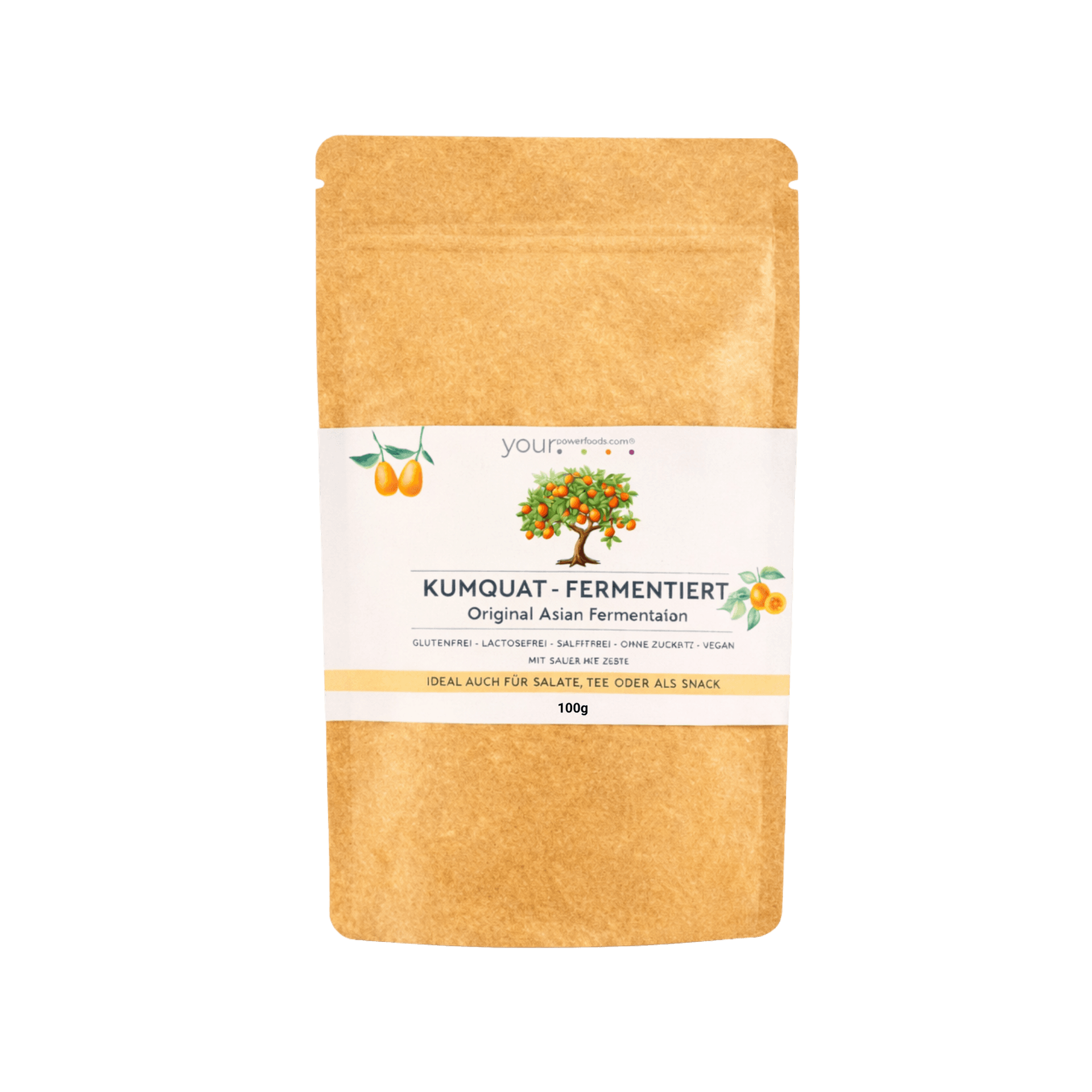Kumquat fermentiert, 100g, Premium Qualität