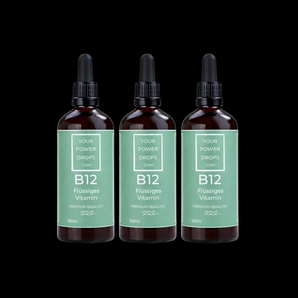 Vitamin B12, konform, hochdosiert, alkoholfrei, 2+1 Gratis