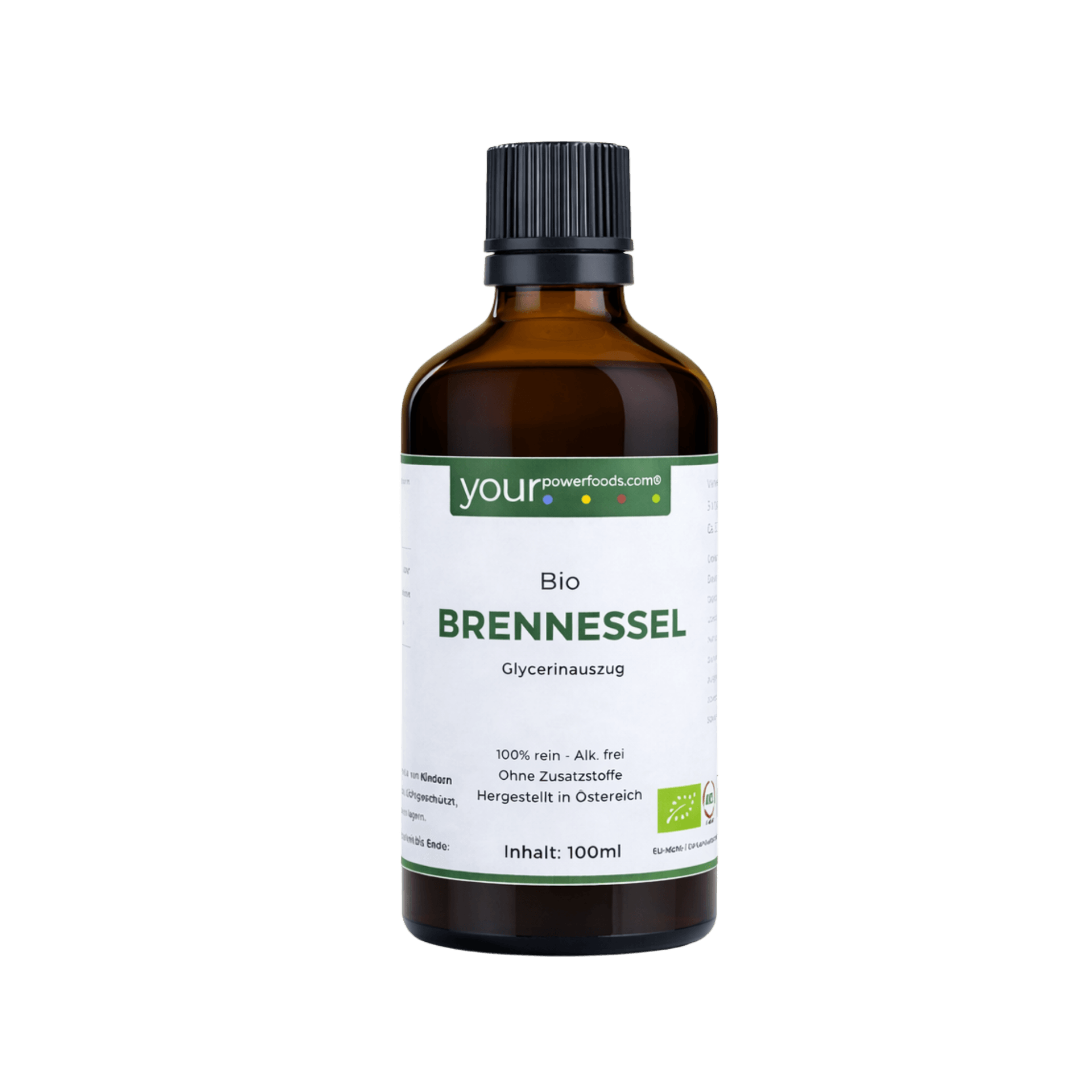 Bio Brennessel Tinktur – alkoholfrei, Nettle Leaf, konform, 100ml