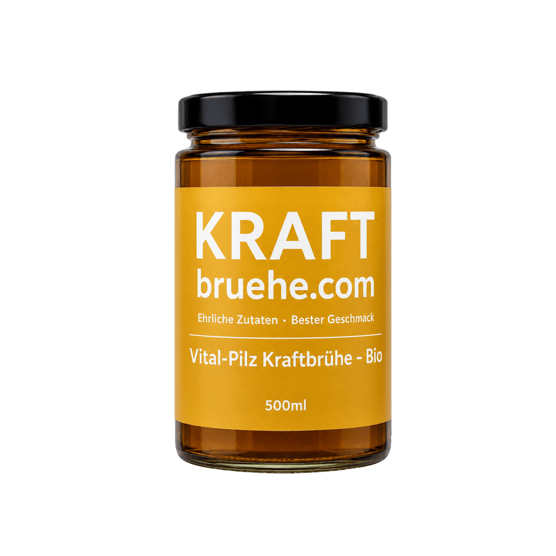 Vital Pilz Kraftbrühe – mit Shiitake, vegan, glutenfrei, Bio – 12 × 500 ml