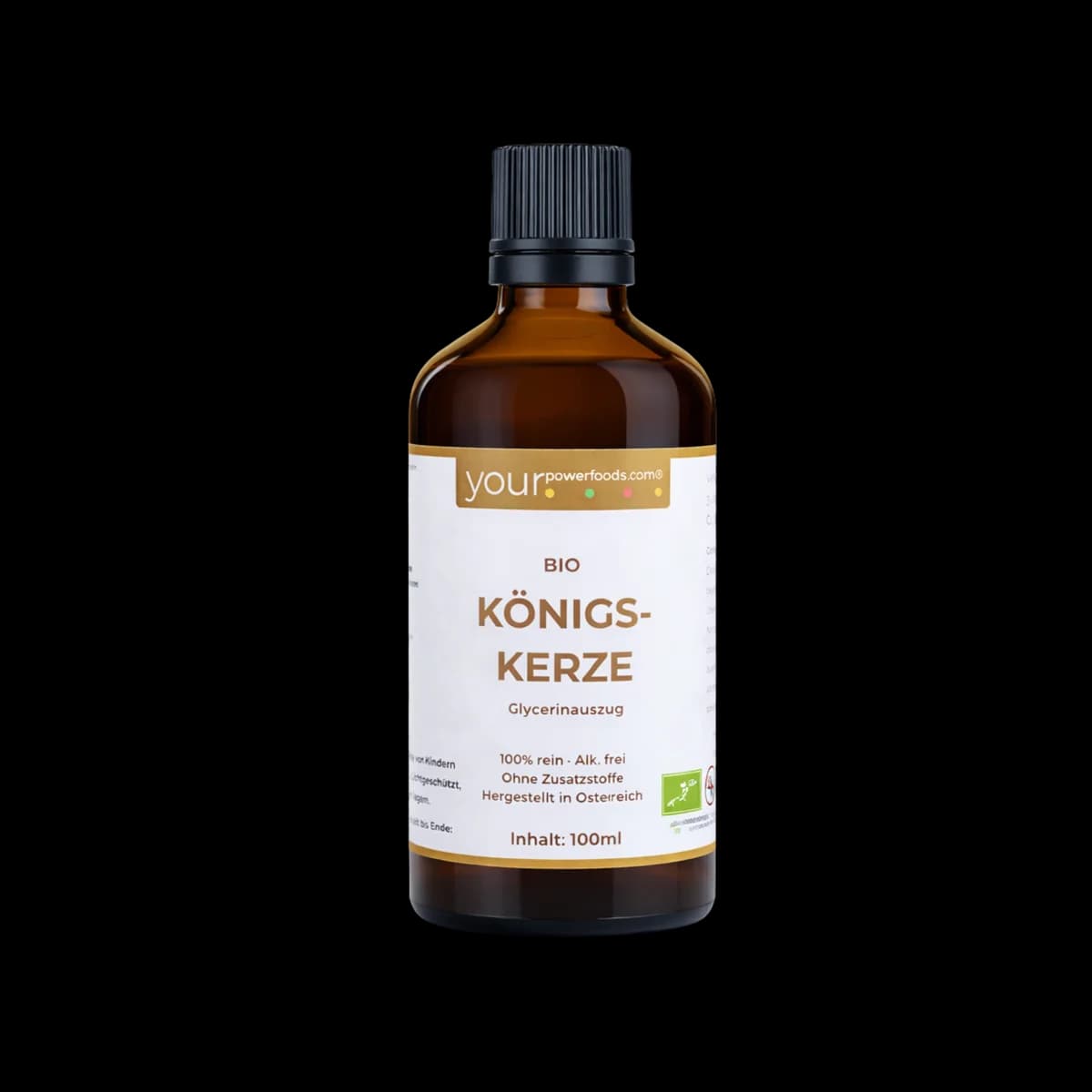 Bio Königskerze Tinktur – konform, alkoholfrei,100ml