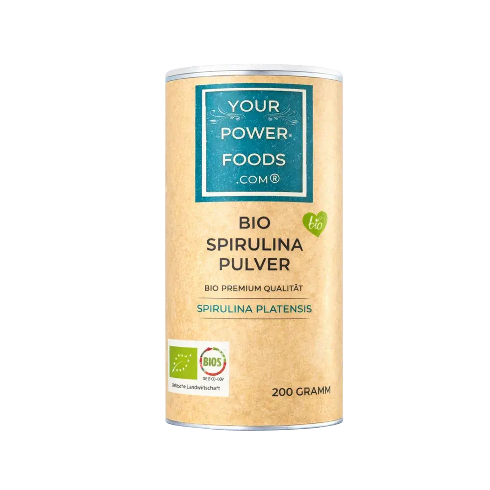 Bio Spirulina Pulver, Premium Qualität, 200g Bio Spirulina Pulver, Premium Qualität, 200g