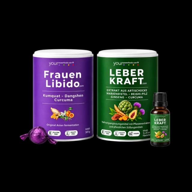 Frauen Power & Balance Set – Leberkraft & Frauen Libido Bundle