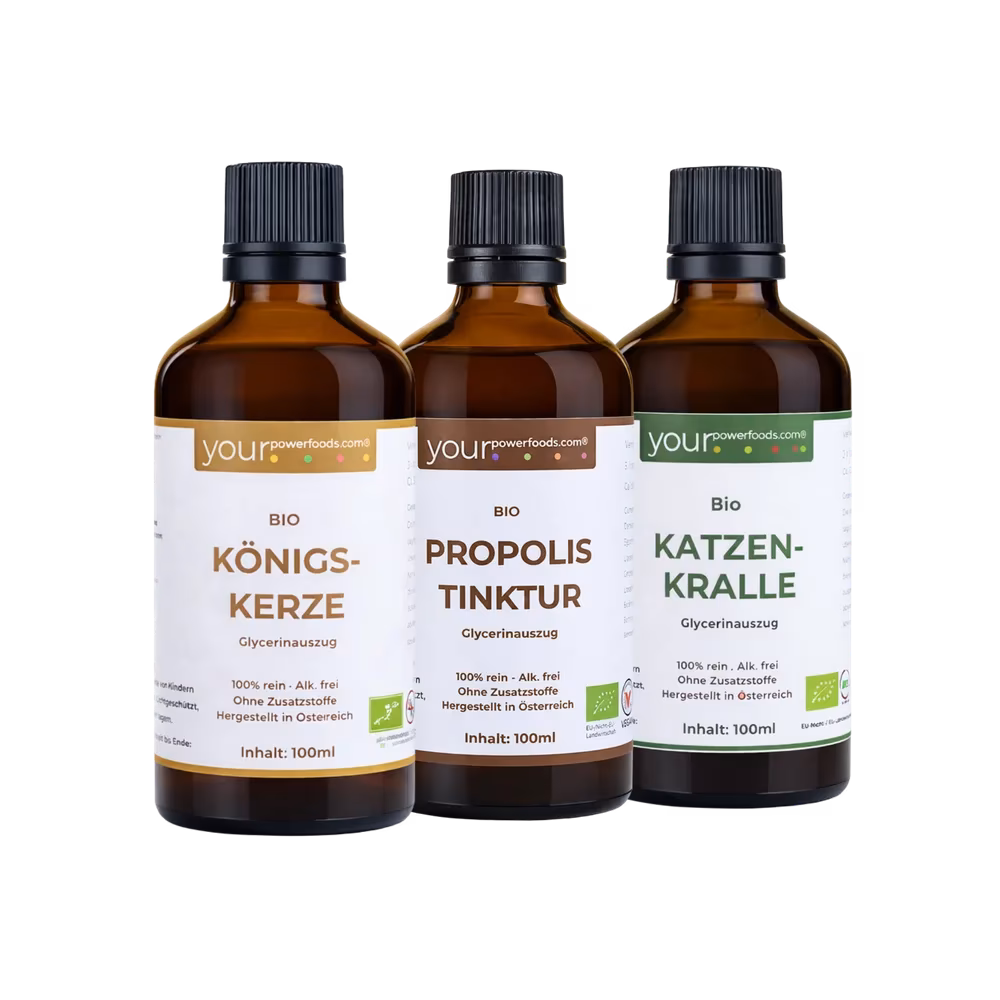 Immun Balance Bundle - Königskerze, Katzenkralle & Propolis