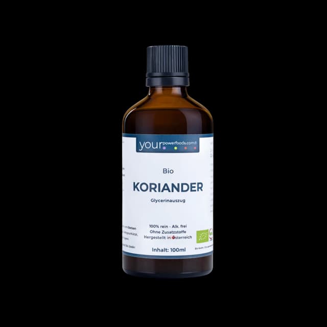 Bio Koriander Tinktur, Alkoholfrei, 100 ml