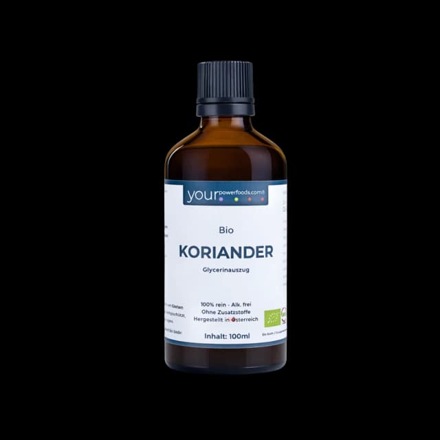 Bio Koriander Tinktur, konform, Alkoholfrei, 100 ml