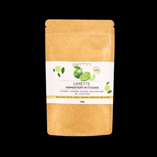 Limette fermentiert, 100g, Premium Qualität