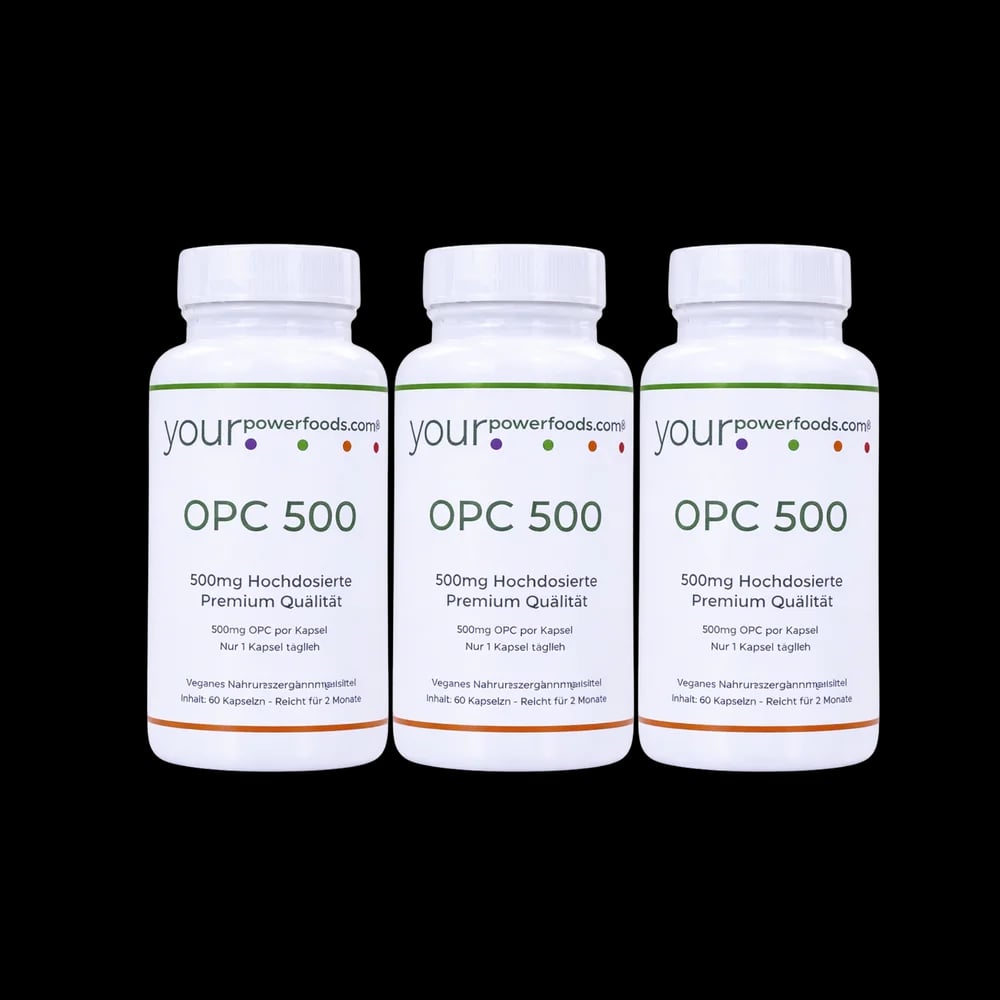OPC visoke doze 500 mg, ekstrakt sjemenki grožđa, 2+1 gratis
