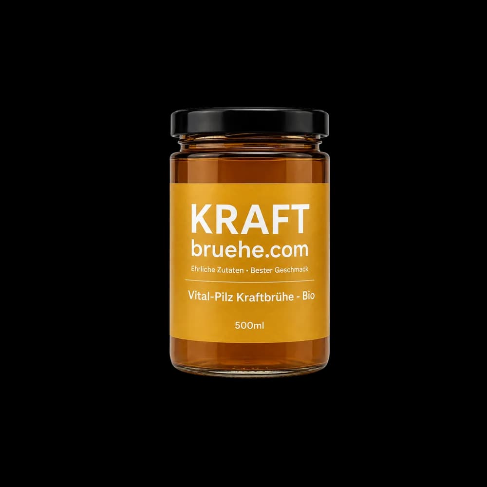Vital Pilz Kraftbrühe – mit Shiitake, vegan, glutenfrei, konform, 6 x 500 ml Vital Pilz Kraftbrühe – mit Shiitake, vegan, glutenfrei, konform, 6 x 500 ml
