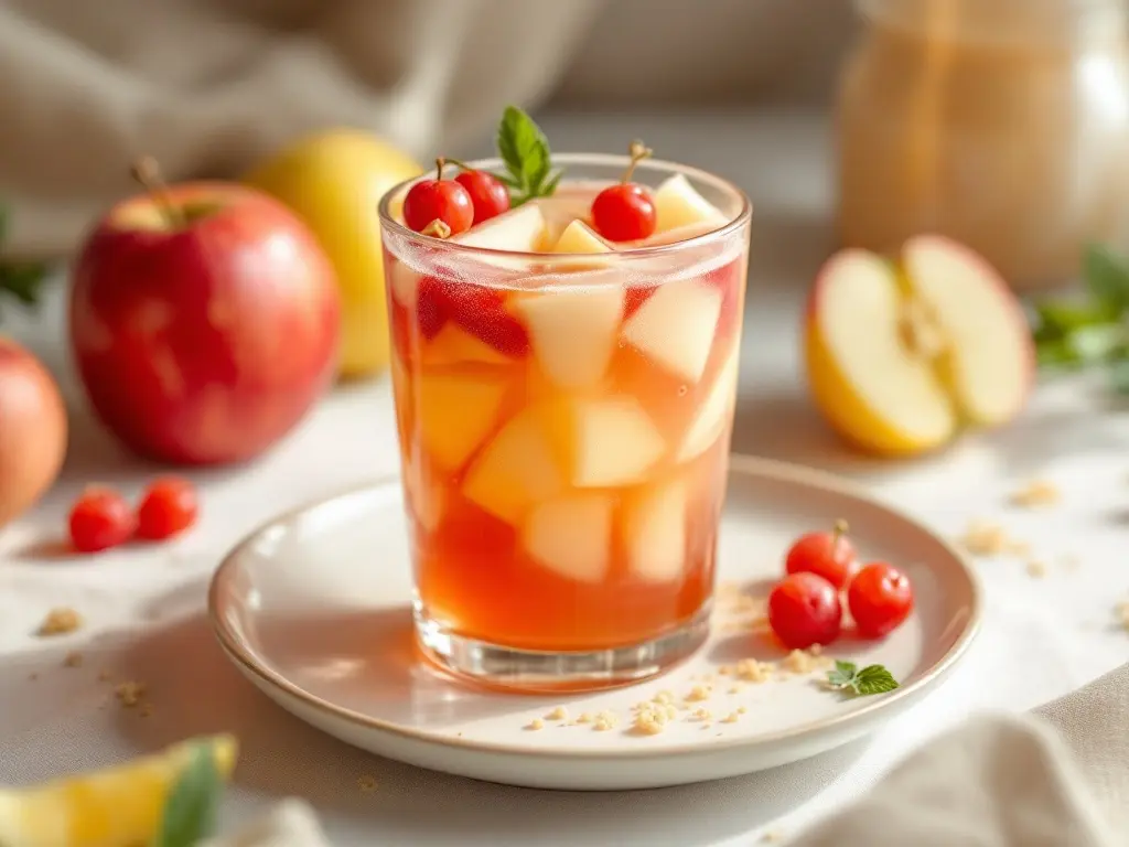 Rote-Bete-Apfel-Möhren-Saft mit Zitrone