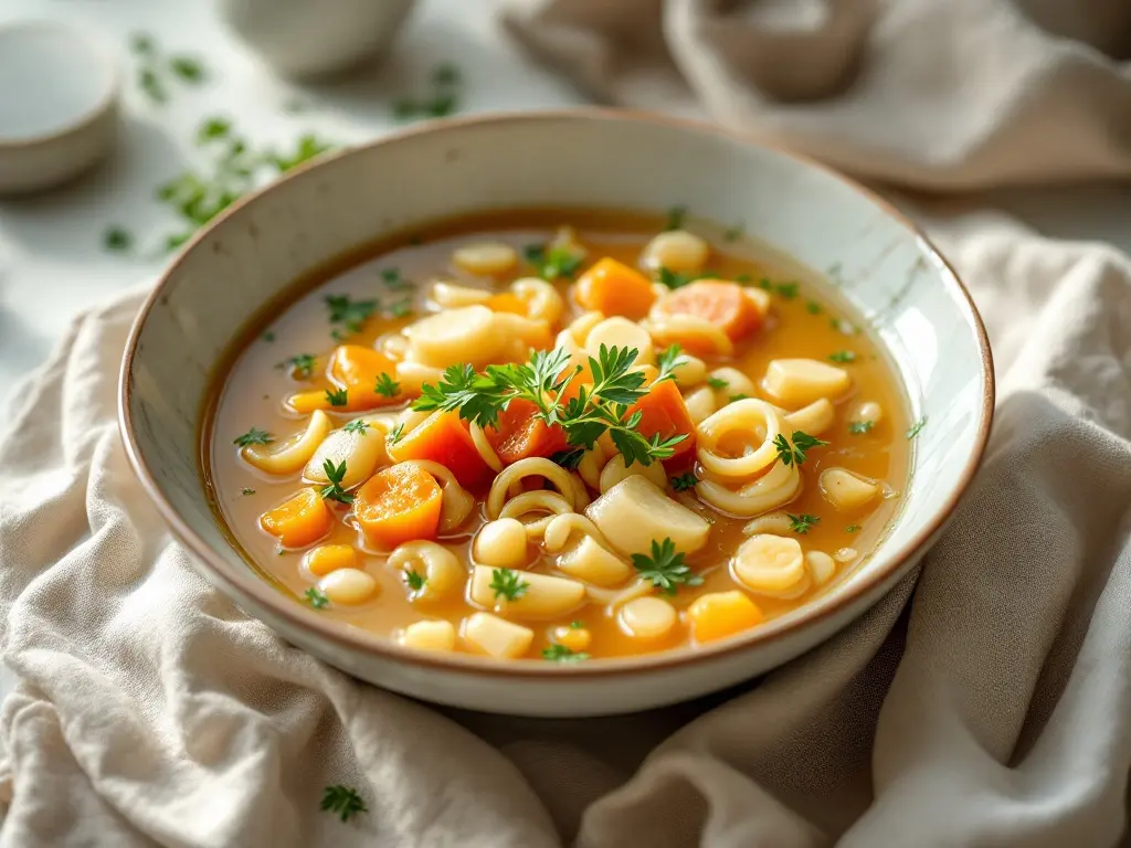 Kürbis-Ingwer-Suppe mit gerösteten Kürbiskernen