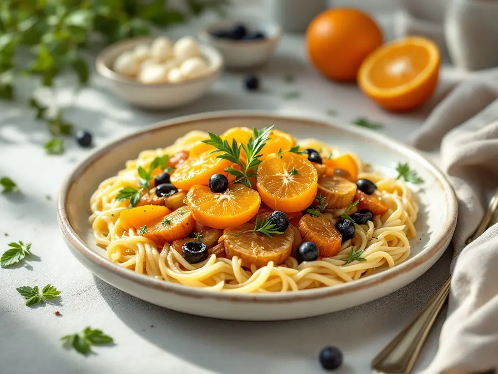 Ofen-Hendl mit Fenchel und Orange