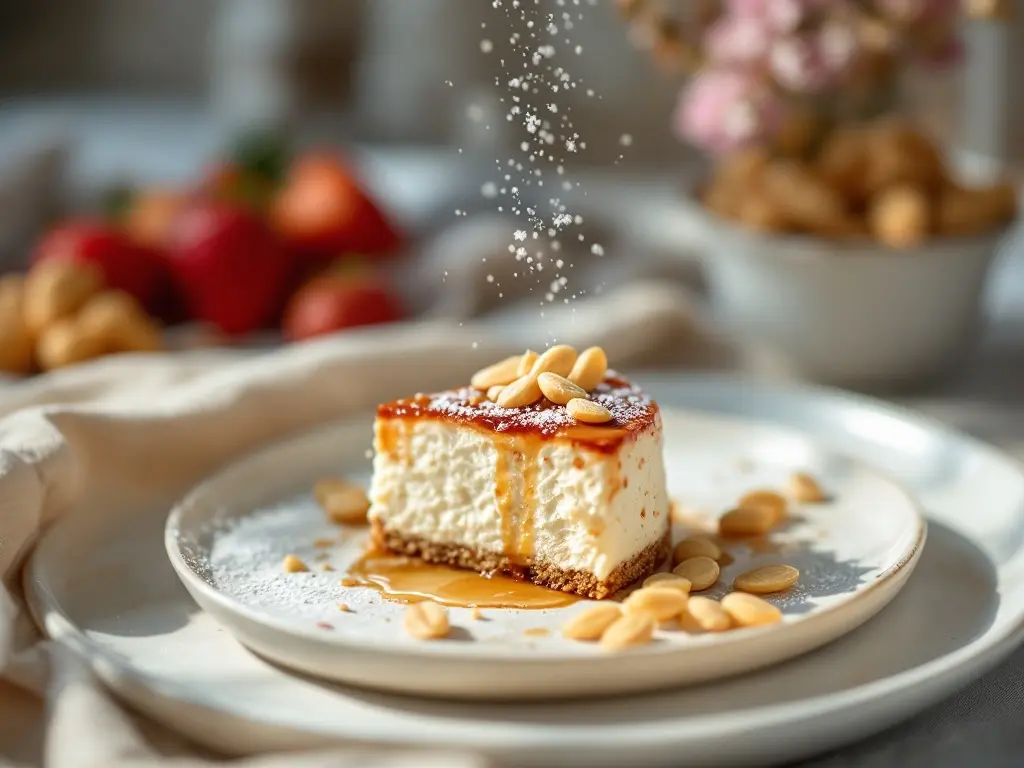 Sauerkirsch-Quark-Schichtdessert mit Haferknusper