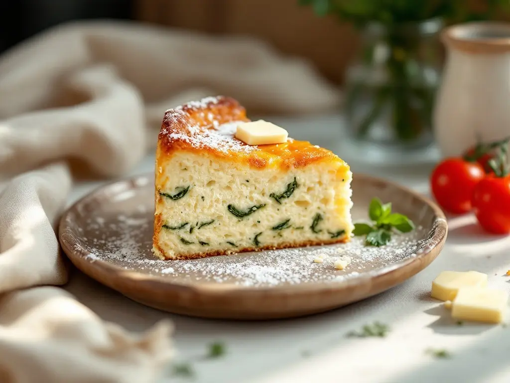 Herzhafter Spinat-Ricotta-Kuchen mit knusprigem Mürbeteig