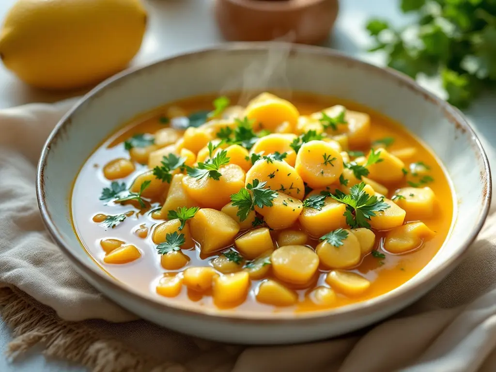 Süßkartoffel-Linsen-Curry mit Kokosmilch