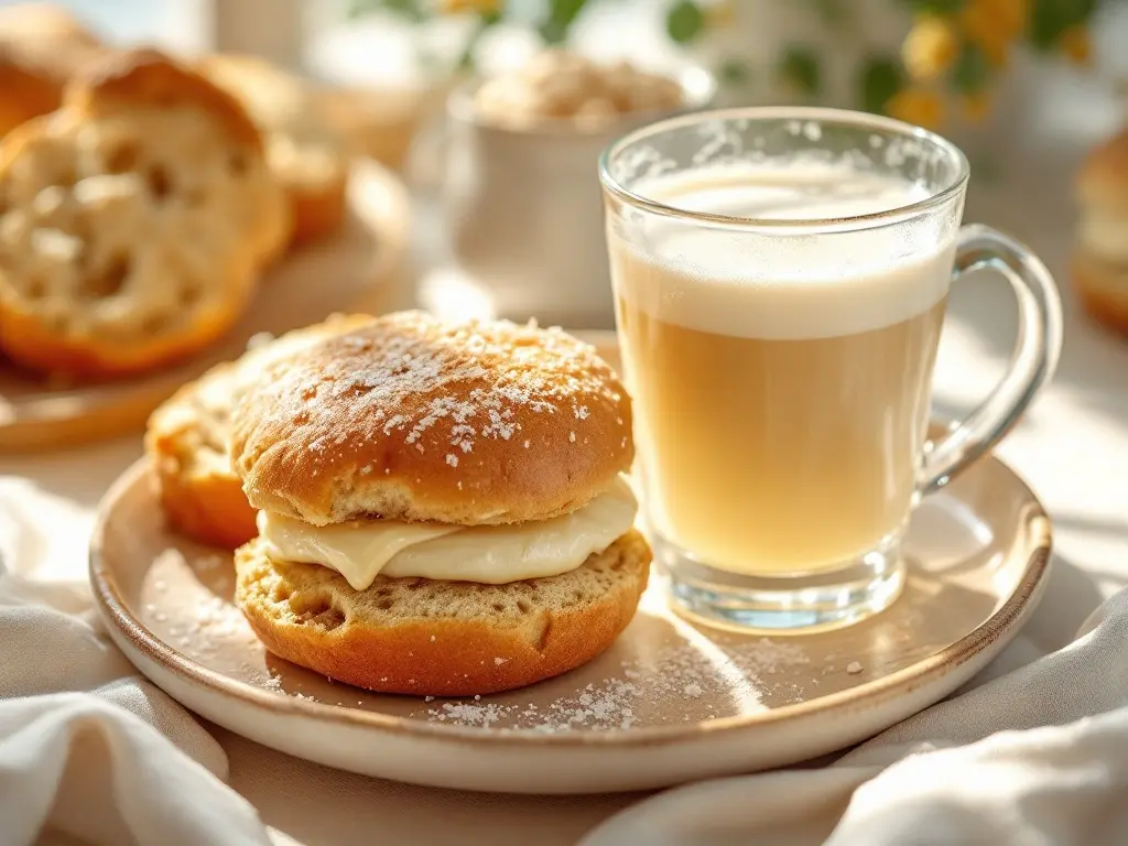 Saftige Vollkorn-Sauerteigbrötchen mit Haferflocken