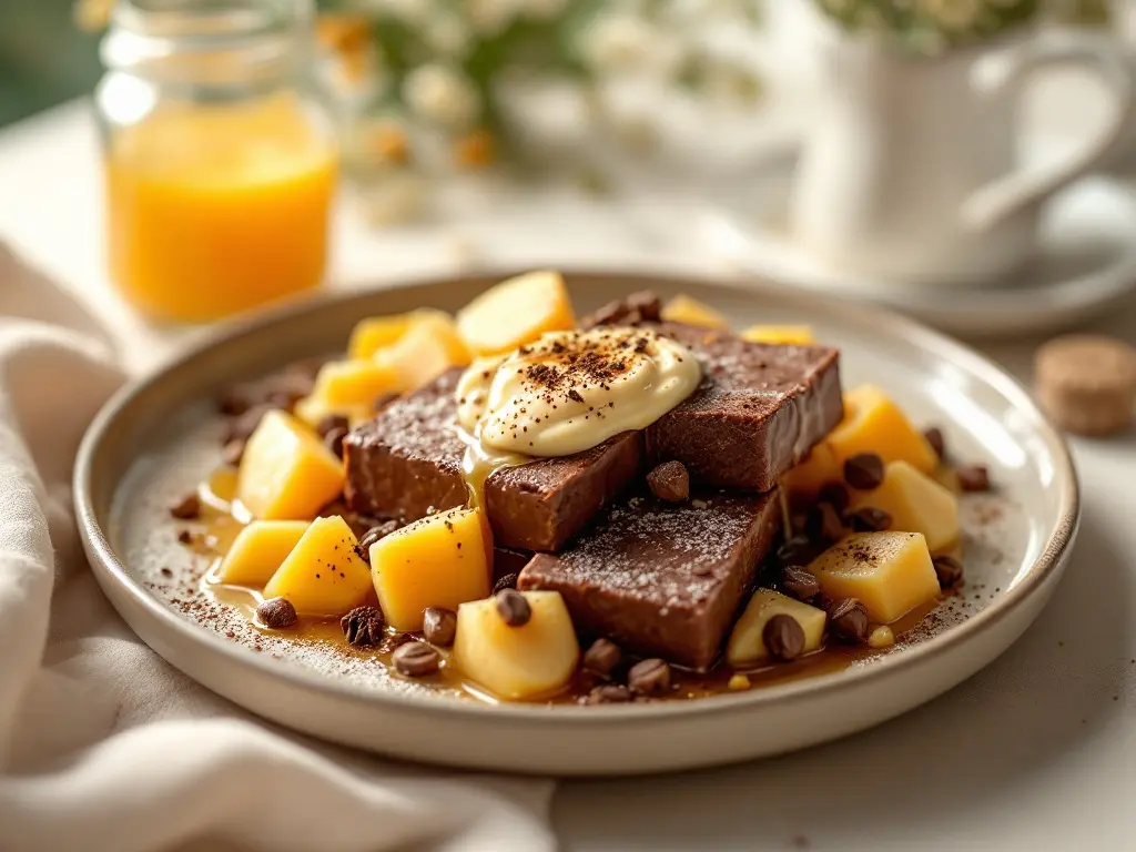 Warmer Kakao mit Mandelmilch und Zimt