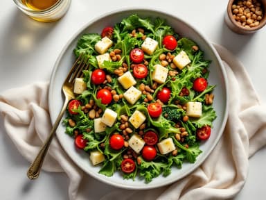 Warmer Rotkohlsalat mit Birne, Walnuss und Ziegenkäse