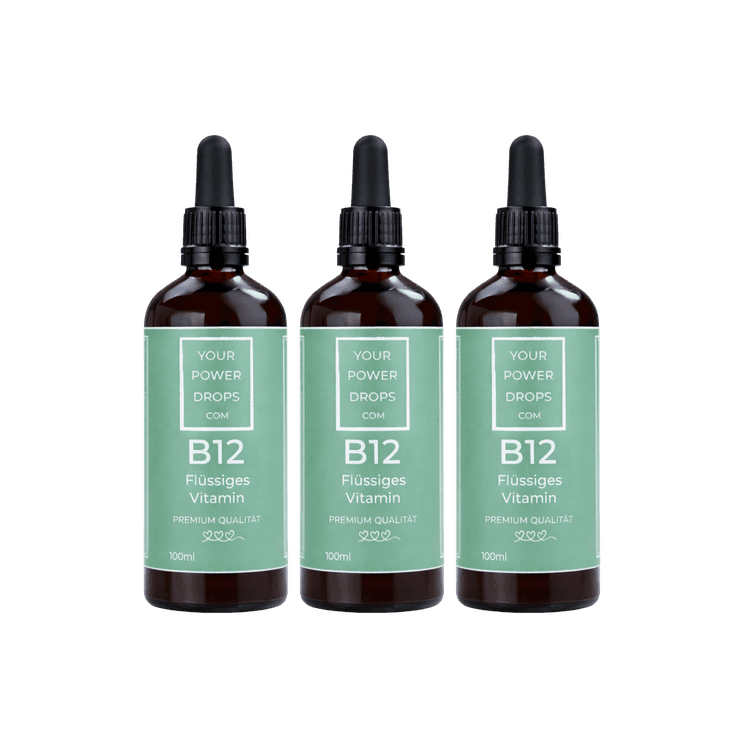 Vitamin B12, konform, hochdosiert, alkoholfrei, 2+1 Gratis