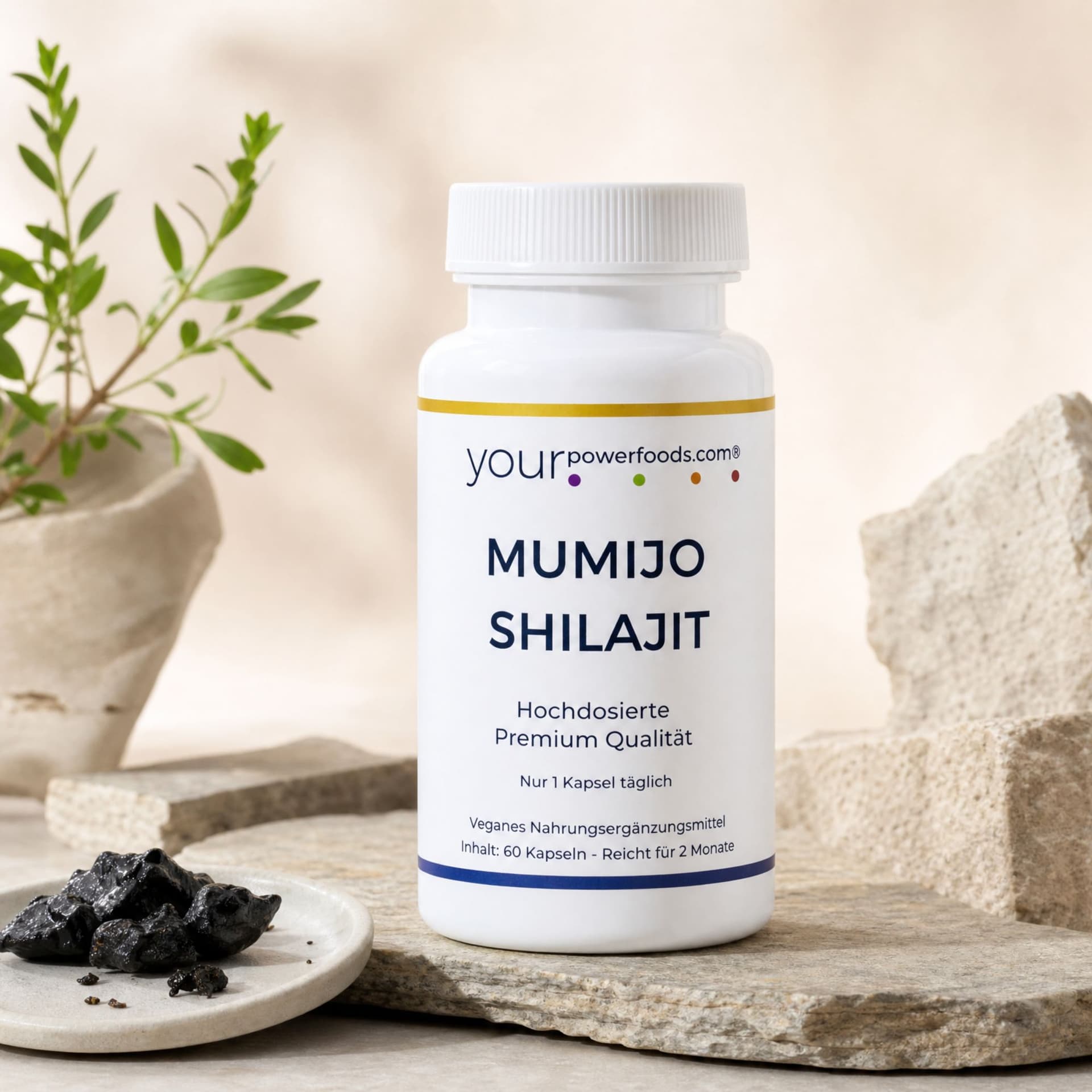 Mumijo Shilajit – 500 mg po kapsuli, povoljni set 2+1 gratis – slika proizvoda 2