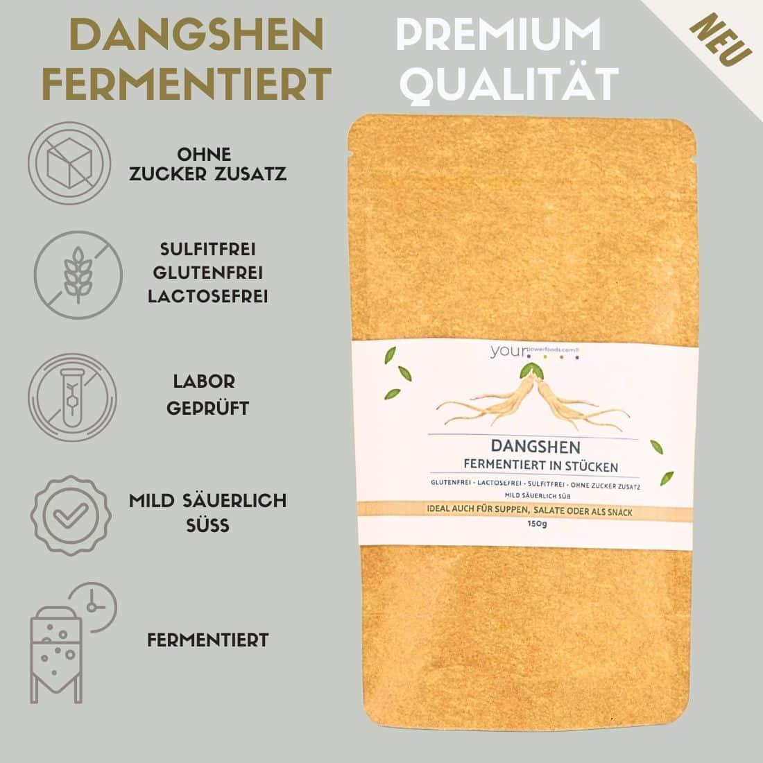 Dangshen fermentiert, 100g, Premium Qualität