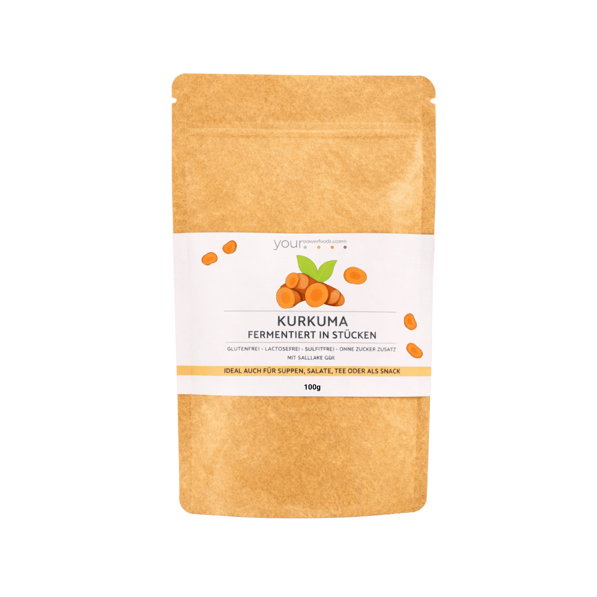 Kurkuma fermentiert, 100g, Premium Qualität