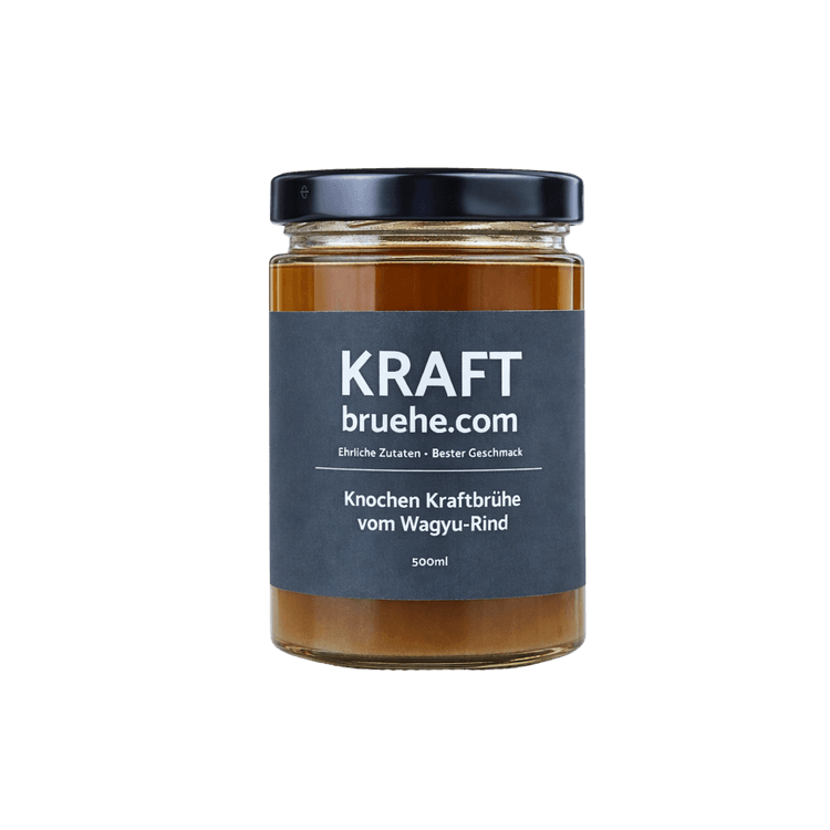 Knochenbrühe vom Wagyu Rind, 12 x 500ml bester Geschmack, Paleo, Keto