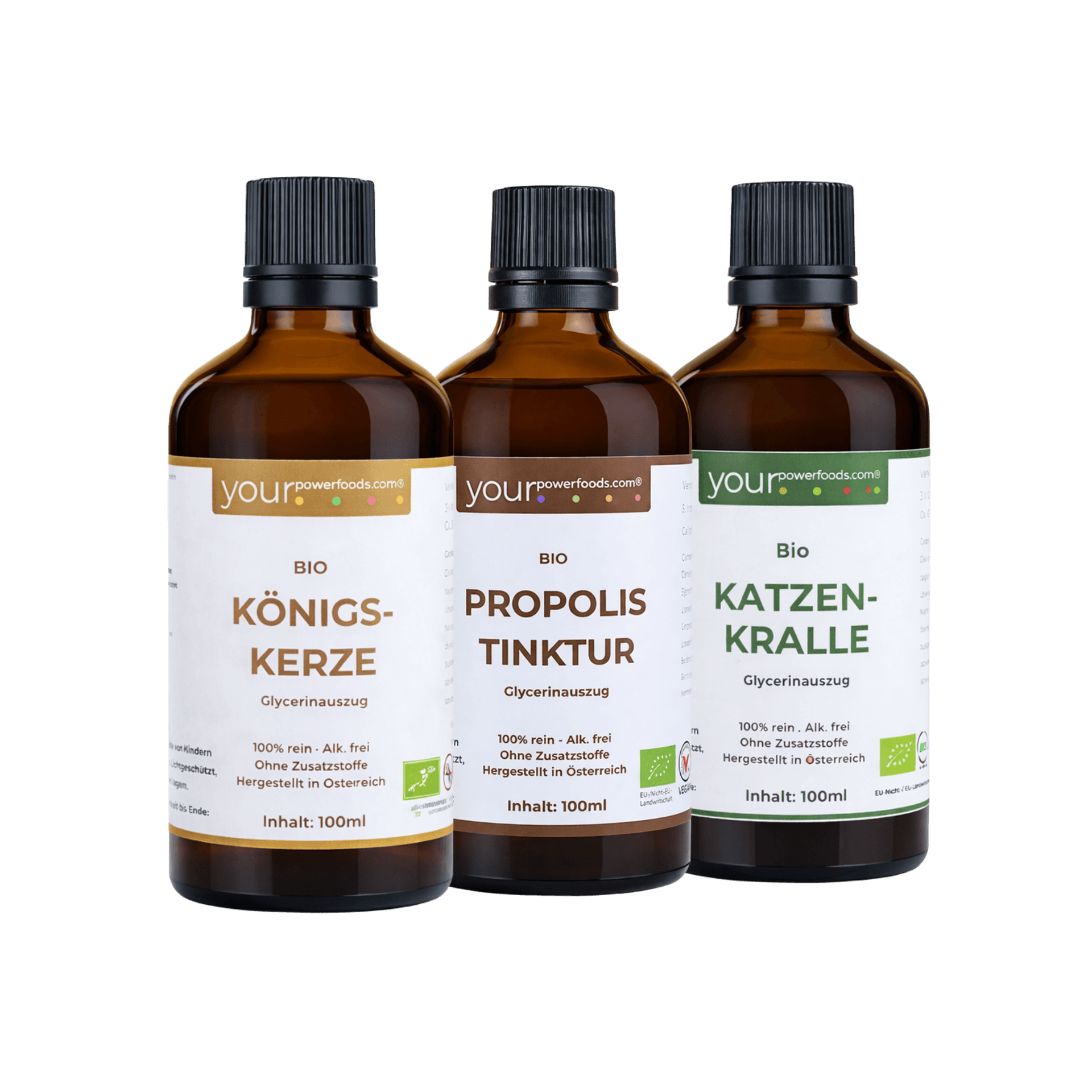 Immun Balance Bundle - Königskerze, Katzenkralle & Propolis Immun Balance Bundle - Königskerze, Katzenkralle & Propolis