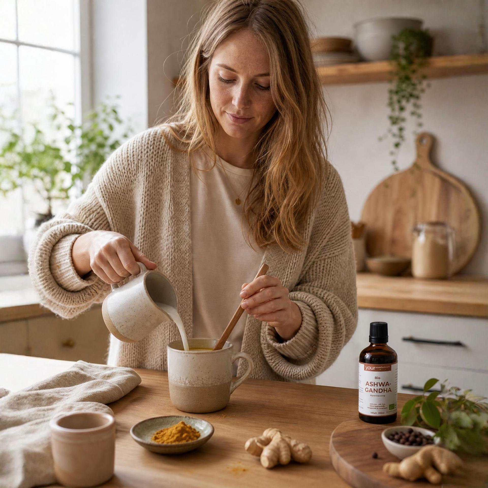 Pflanzliche Auszeit Bundle - Ashwagandha · Zitronenmelisse · Olivenblatt
