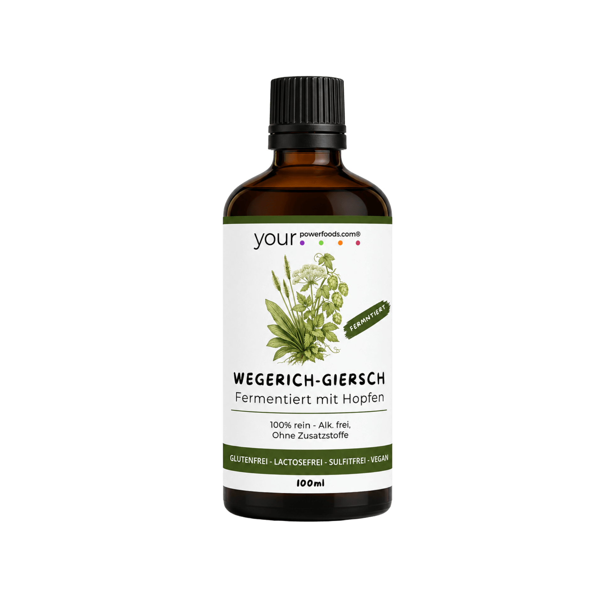 Wegerich-Giersch - Elixier, fermentiert, 100 ml