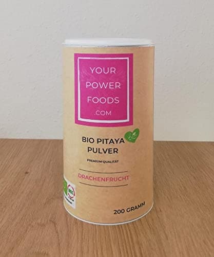 YOURPOWERFOODS.COM®, Bio Pitaya Pulver 200g, - Drachenfrucht, Bio Zertifiziert, Dein Franz Koch Fachgeschäft YOURPOWERFOODS.COM®, Bio Pitaya Pulver 200g, - Drachenfrucht, Bio Zertifiziert, Dein Franz Koch Fachgeschäft