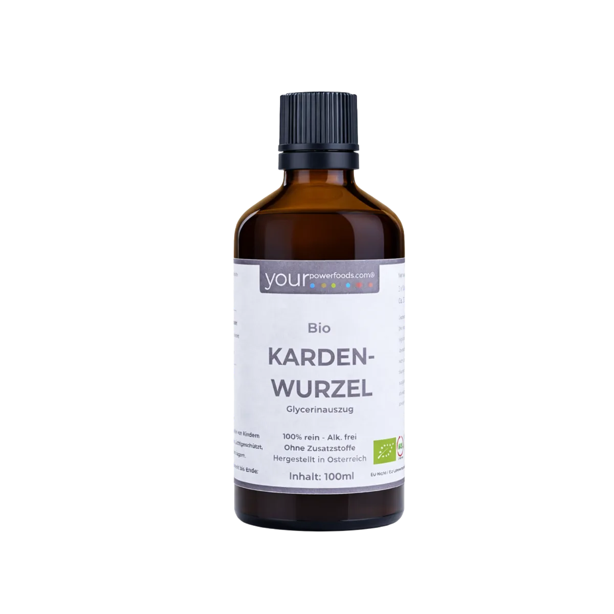 Bio Kardenwurzel Tinktur, alkoholfrei, 100ml