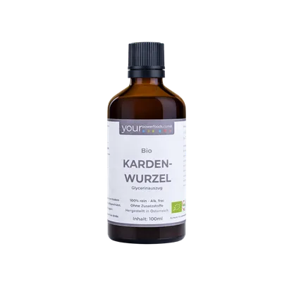 Bio Kardenwurzel Tinktur, alkoholfrei, 100ml